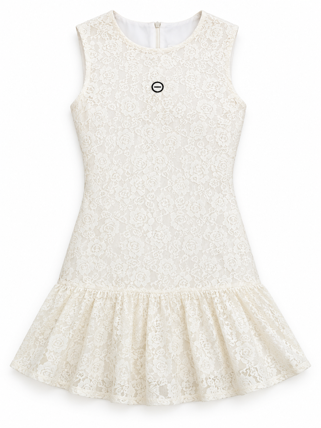 LACE FLARE MINI DRESS