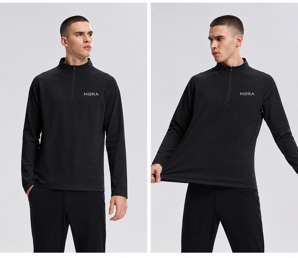 ACTIVE HALF ZIP PERFORMANCE TOP
